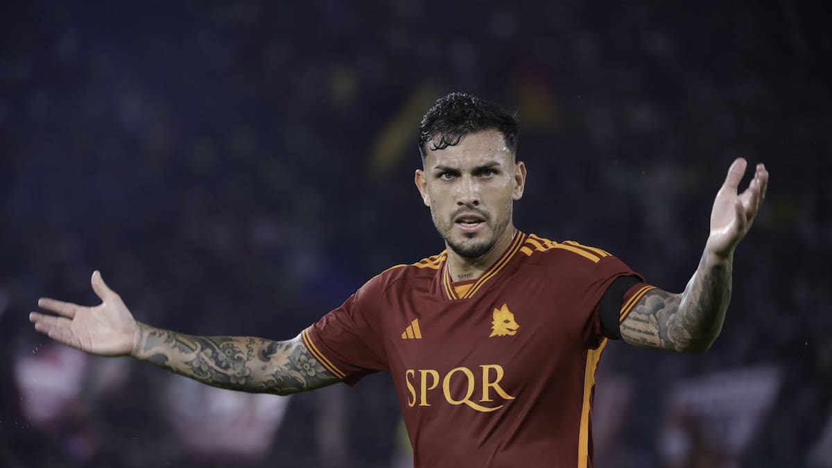 Leandro Paredes; AS Roma. Foto: NA.