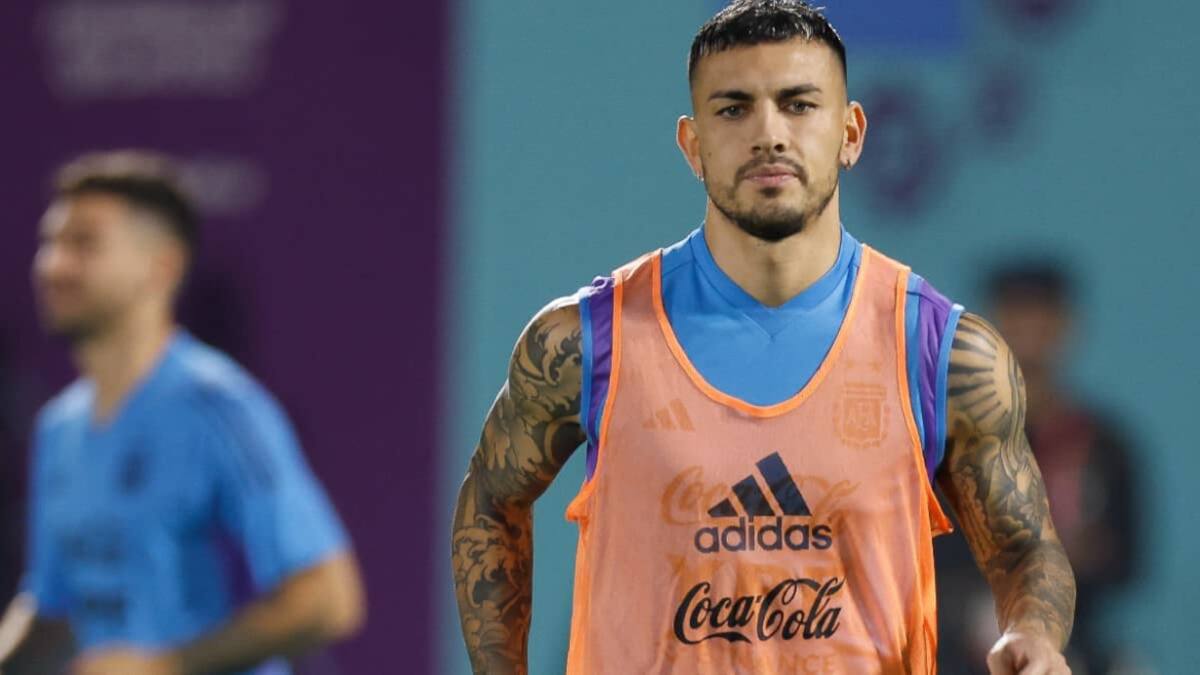 Leandro Paredes, futbolista de la Selección Argentina. Foto: EFE