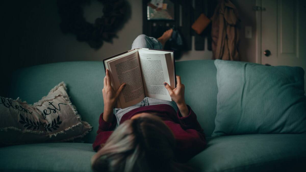 Lectura; libros; sueño. Foto: Unsplash.