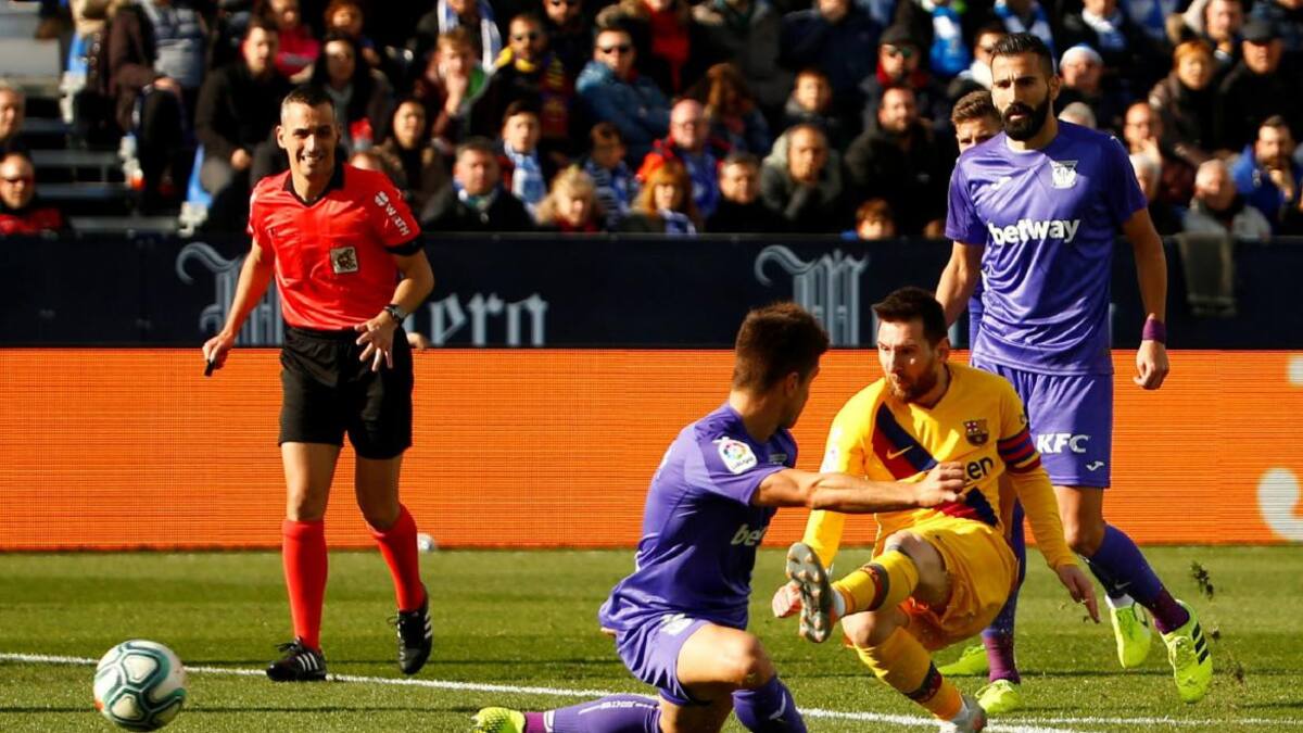 Leganés vs Barcelona, La Liga, REUTERS