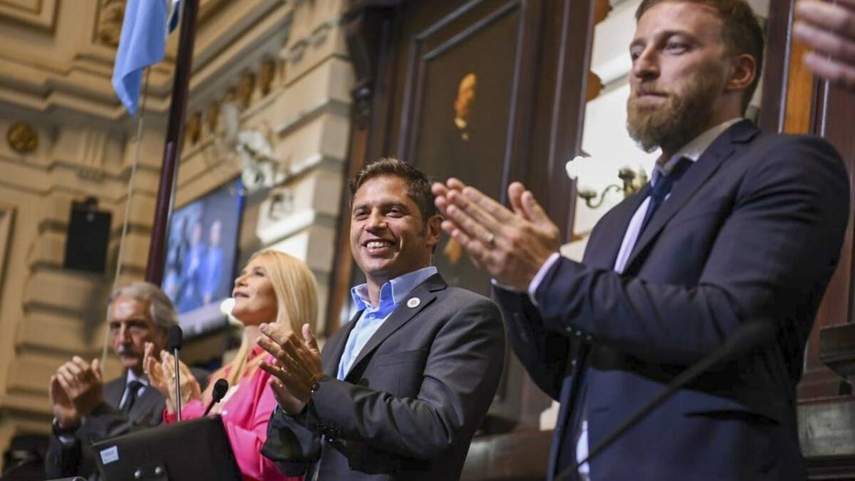 Legislatura bonaerense durante la apertura del período 150° de Sesiones Ordinarias de la Provincia de Buenos Aires. Foto NA