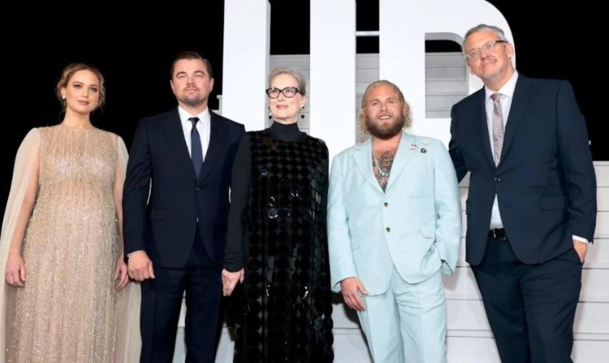 Leonardo DiCaprio y Jennifer Lawrence, foto NA
