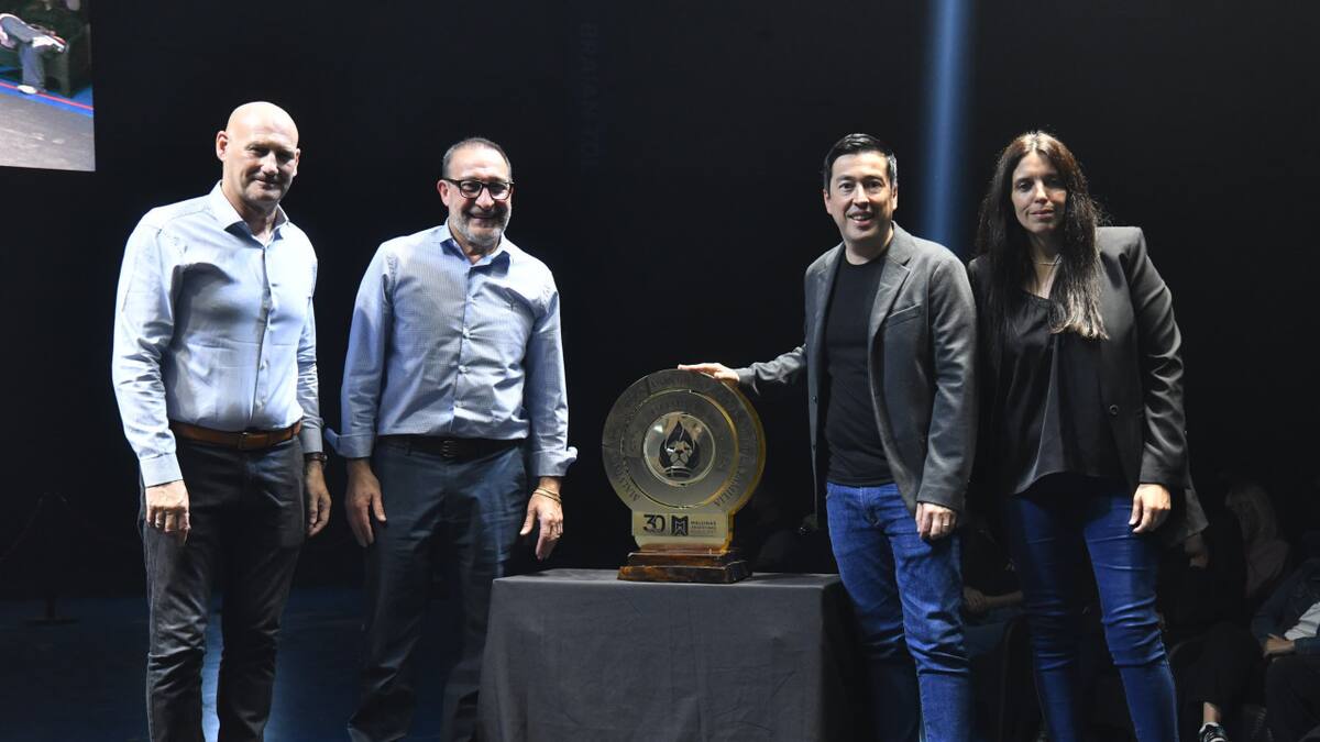 Leonardo Nardini presentó la segunda edición de las Olimpiadas Malvinenses 2025. Foto: Prensa.