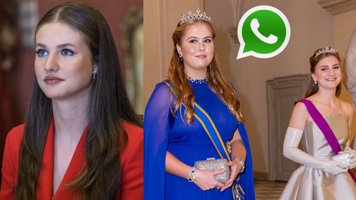 Leonor de España, Amalia de Países Bajos y Elisabeth de Bélgica. Fotos: Instagram / Reuters.