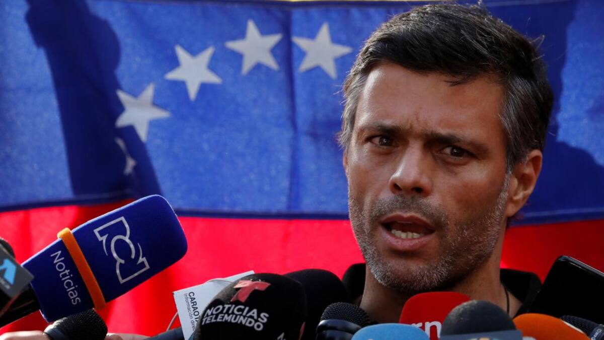 Leopoldo López en Venezuela (Reuters)