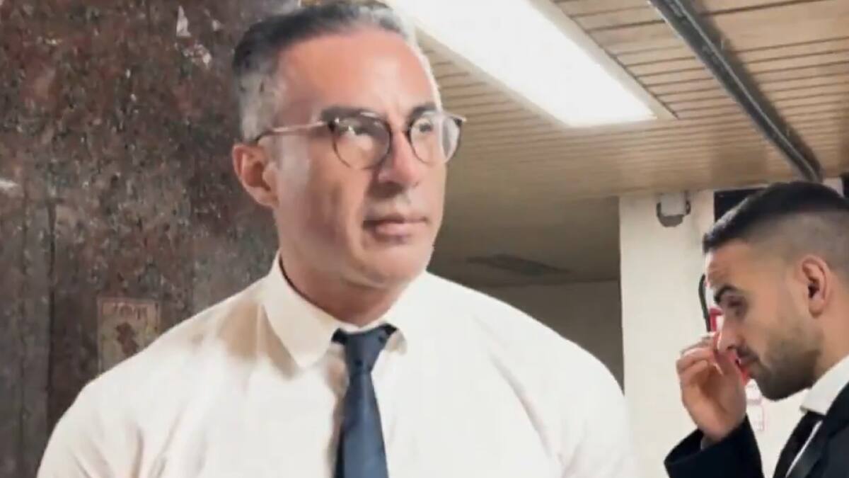 Leopoldo Luque en el juicio por la muerte de Maradona. Foto: Captura de video.