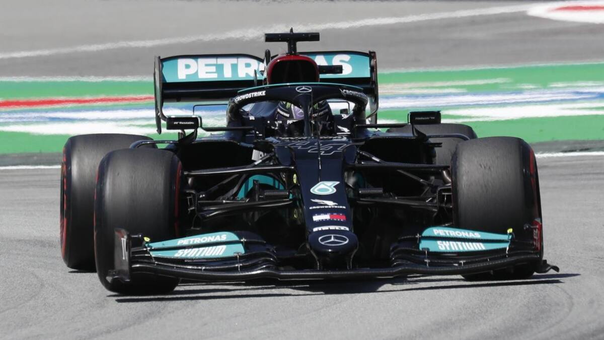 Lewis Hamilton en el Gran Premio de España, REUTERS