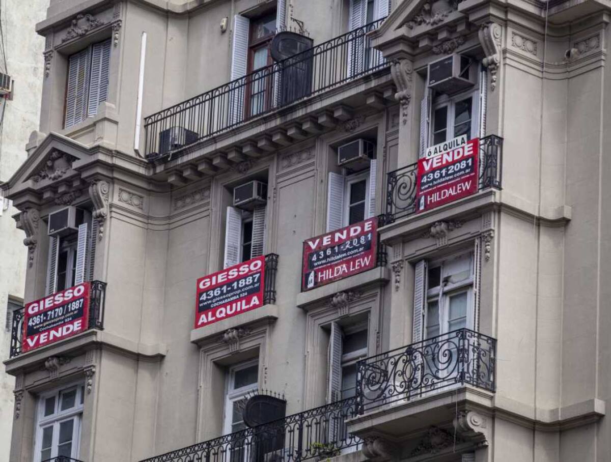 Ley de alquileres. Foto: NA