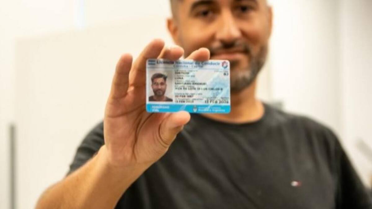 Licencia de conducir. Foto: NA