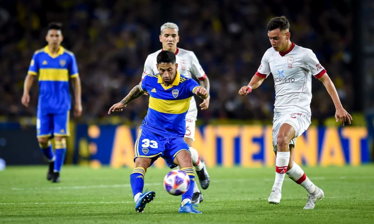 Liga Profesional, Boca vs. Huracan.
