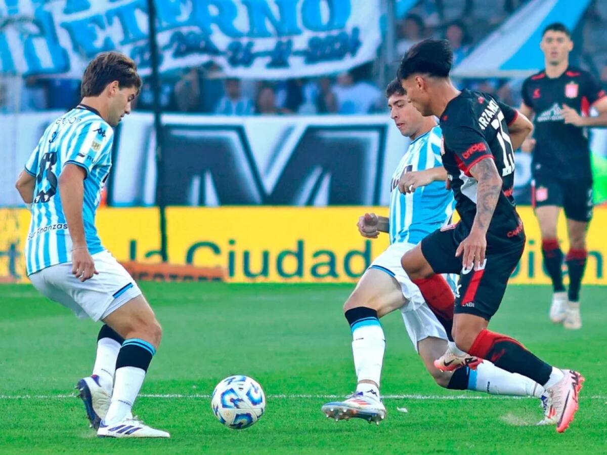 Liga Profesional de Fútbol, Racing vs. Estudiantes. Foto: NA.