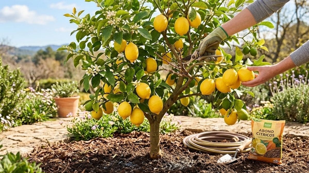 Cómo preparar el limonero en agosto para que tenga limones muy amarillos a partir del 21 de septiembre