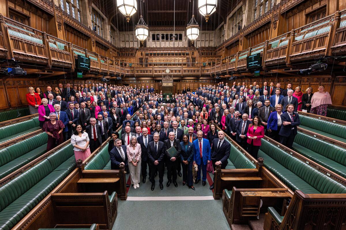 Lindsay Hoyle, líder de la Cámara de los Comunes.