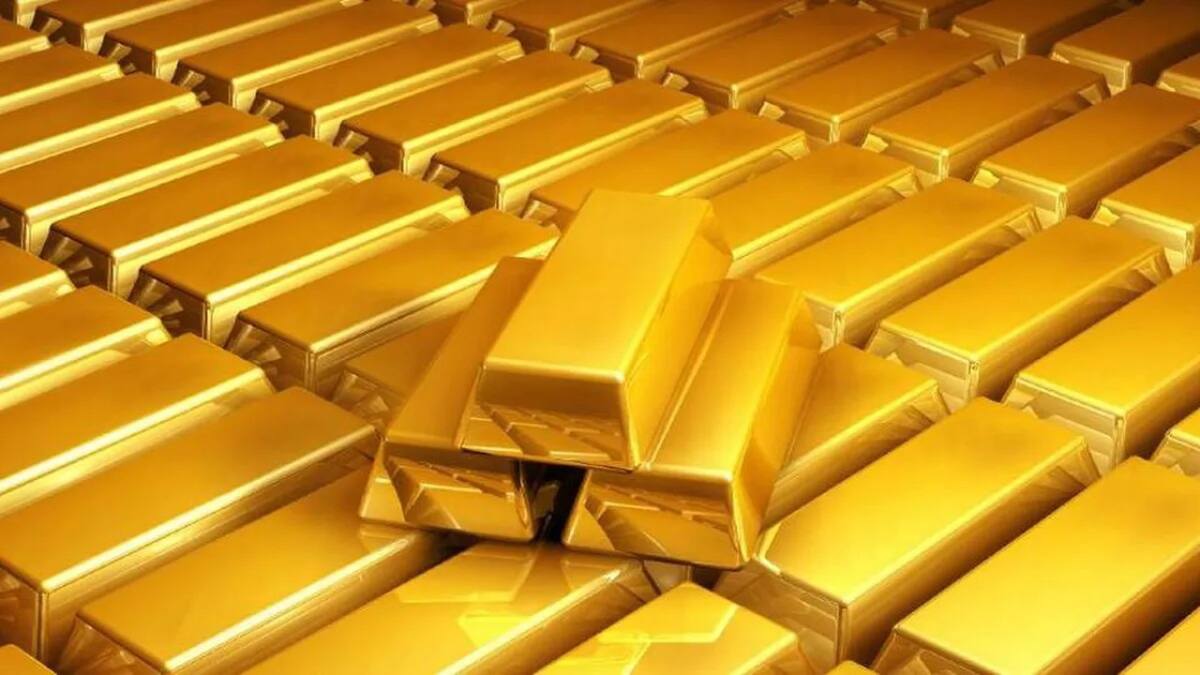 Lingotes de oro.