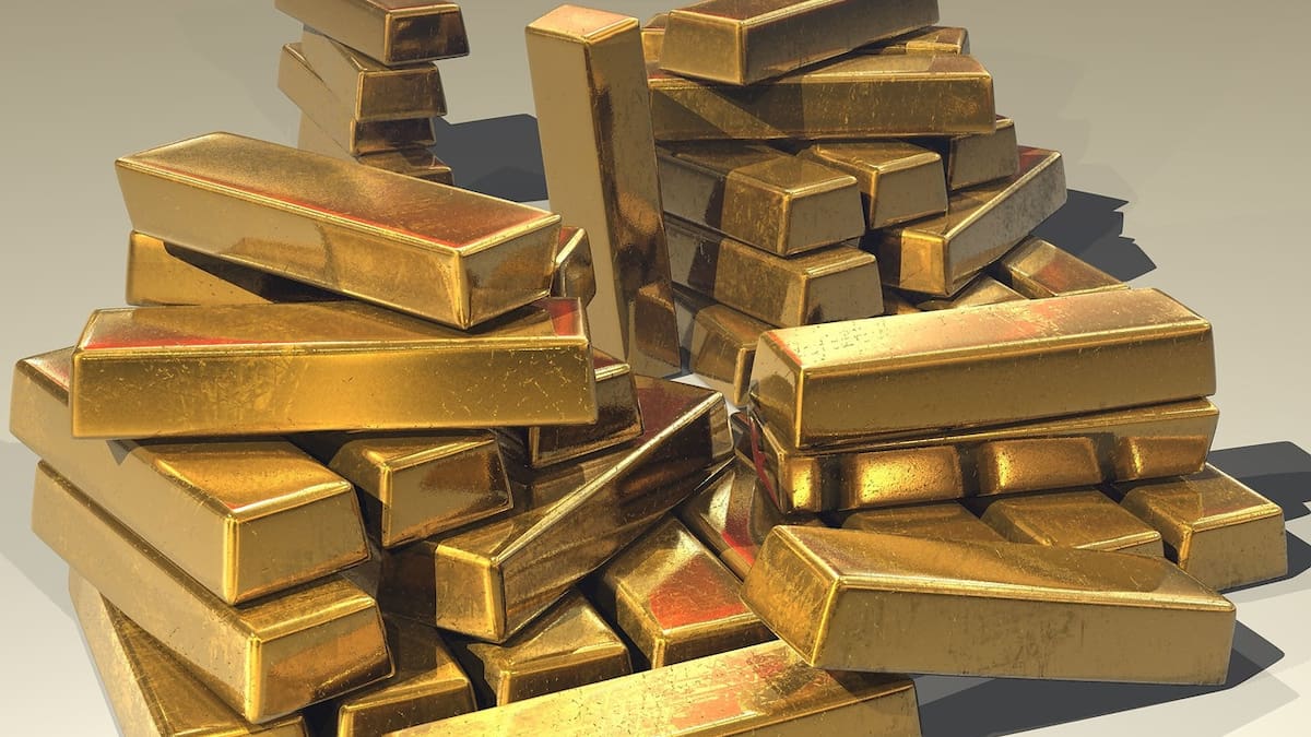 Lingotes de oro. Foto: Pixabay.