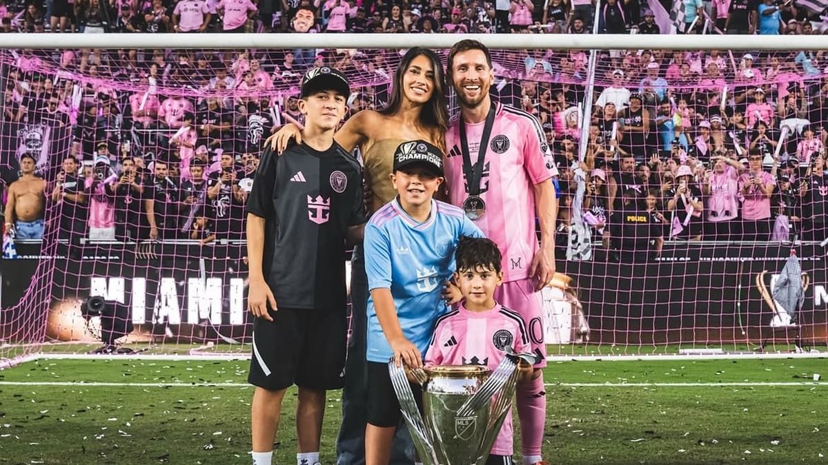 Cuántos años tienen Thiago, Mateo y Ciro, los hijos de Lionel Messi y Antonela Roccuzzo
