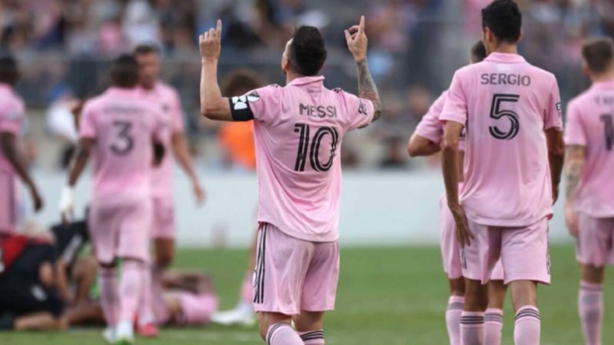 Lionel Messi con el Inter Miami. Foto: NA.