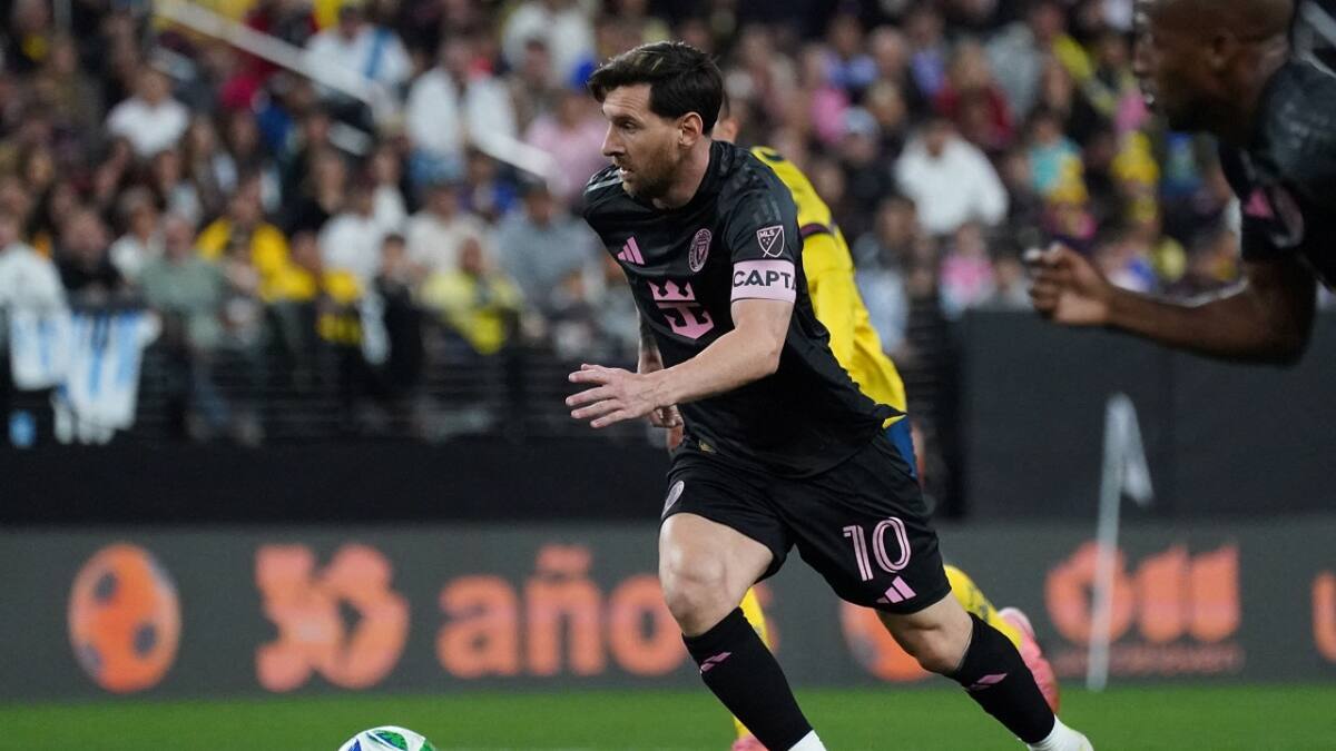 Lionel Messi en Inter Miami. Foto: Reuters (David Gonzales).