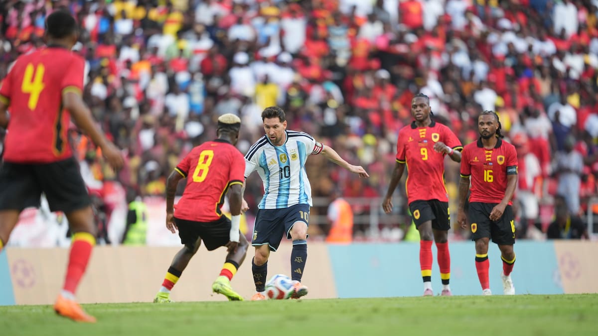 Lionel Messi en la Selección Argentina.