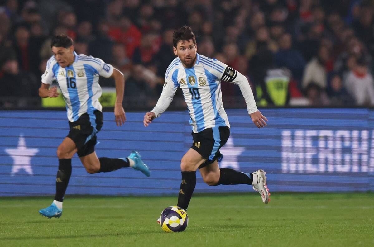 Lionel Messi en la Selección Argentina. Foto: Reuters/Pablo Sanhueza