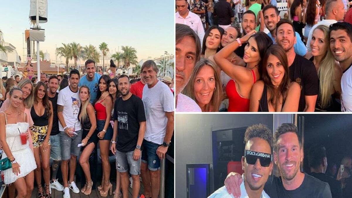 Lionel Messi, fiesta en boliche de Ibiza