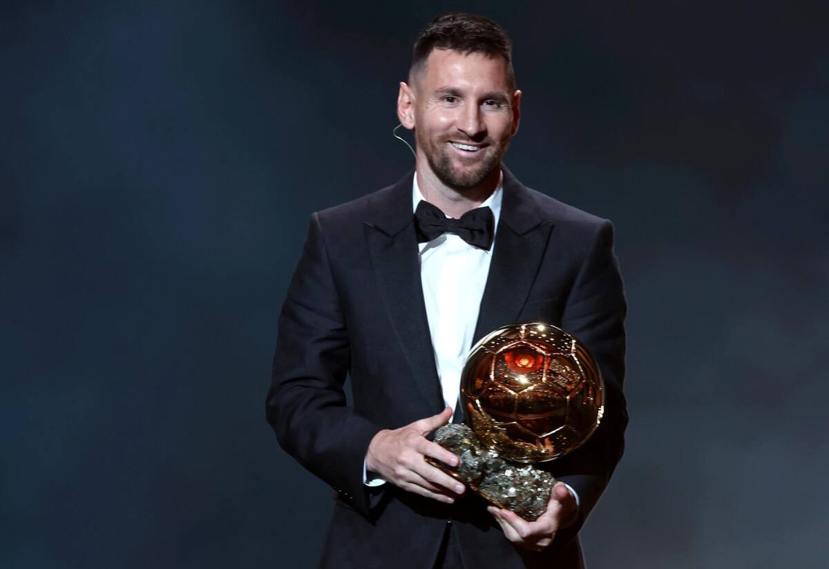 Lionel Messi ganó el Balón de Oro 2023. Foto: EFE.