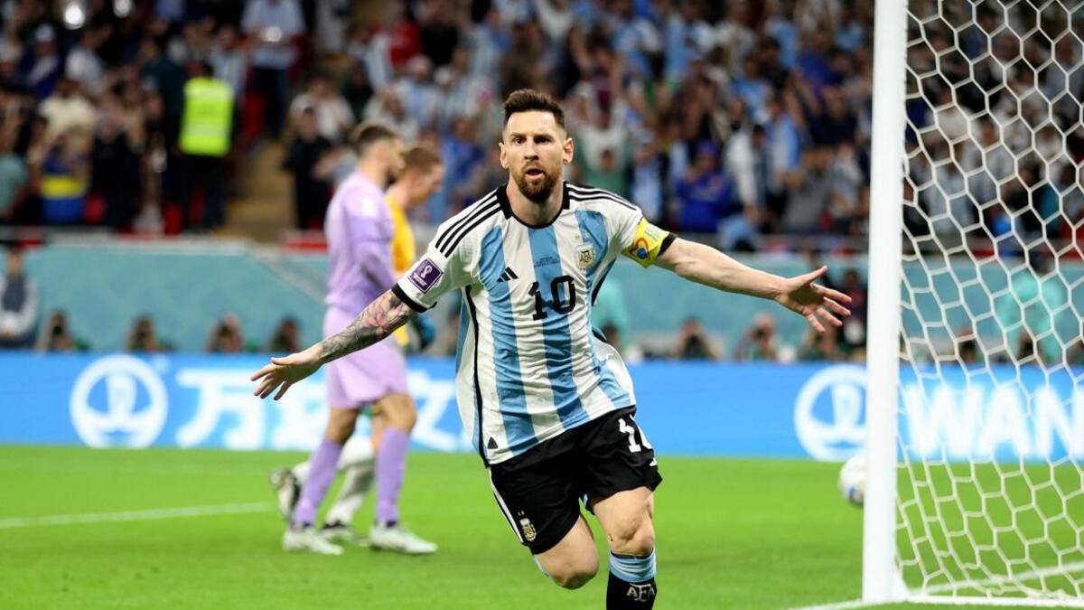 Lionel Messi, la figura de Argentina-Australia; Qatar 2022. Foto: Reuters.