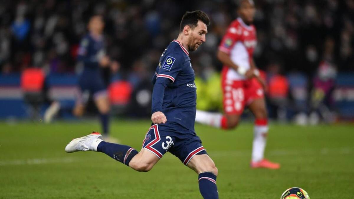 Lionel Messi, PSG vs. Mónaco, foto NA