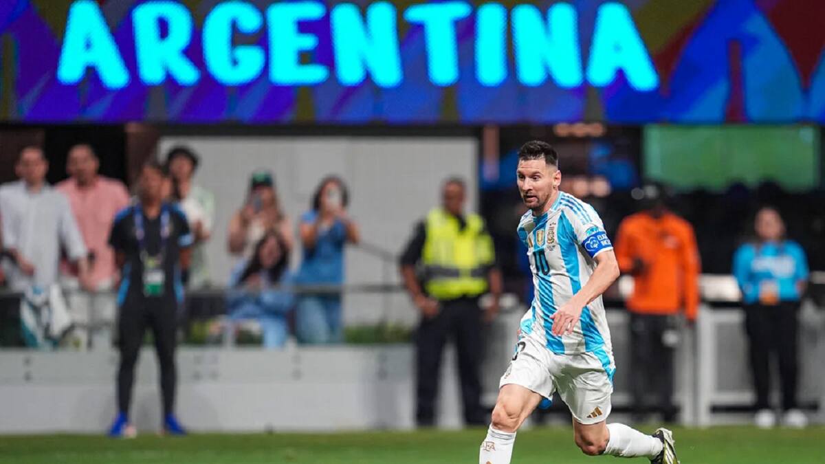Lionel Messi, Selección Argentina. Foto: NA
