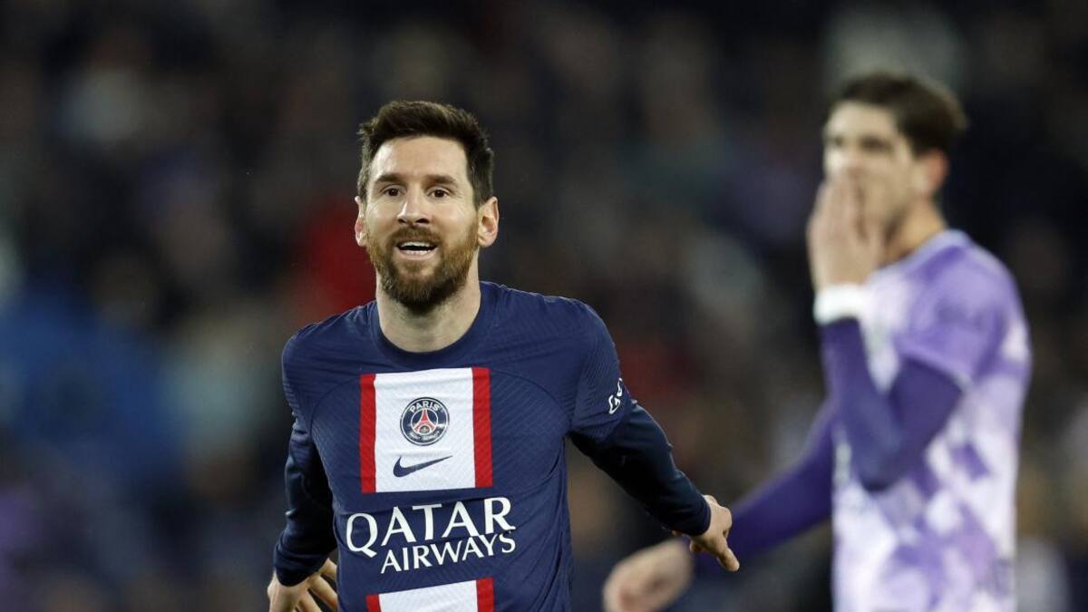 Lionel Messi vs.Toulouse; PSG. Foto: Reuters.