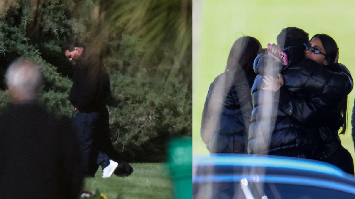 Finalizó la despedida a Jorge Messi: familiares dejaron el cementerio entre lágrimas y abrazos
