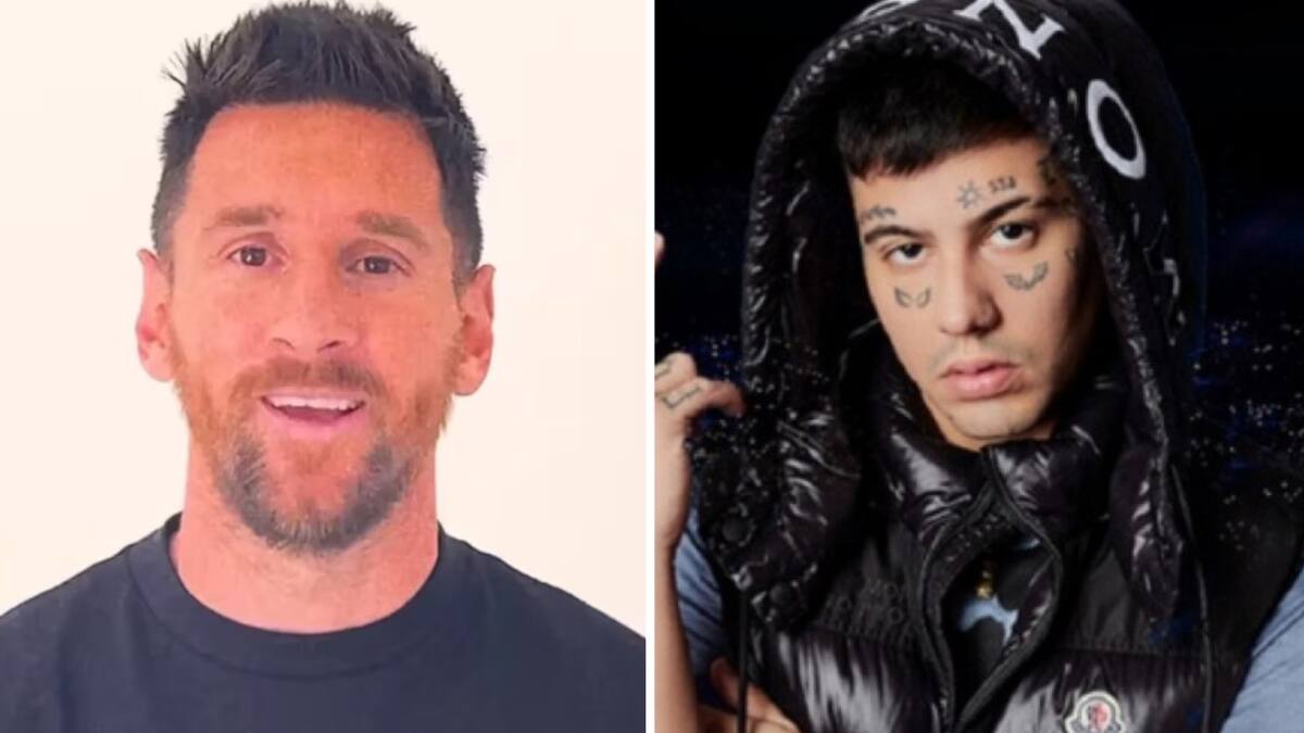 Lionel Messi y Duki
