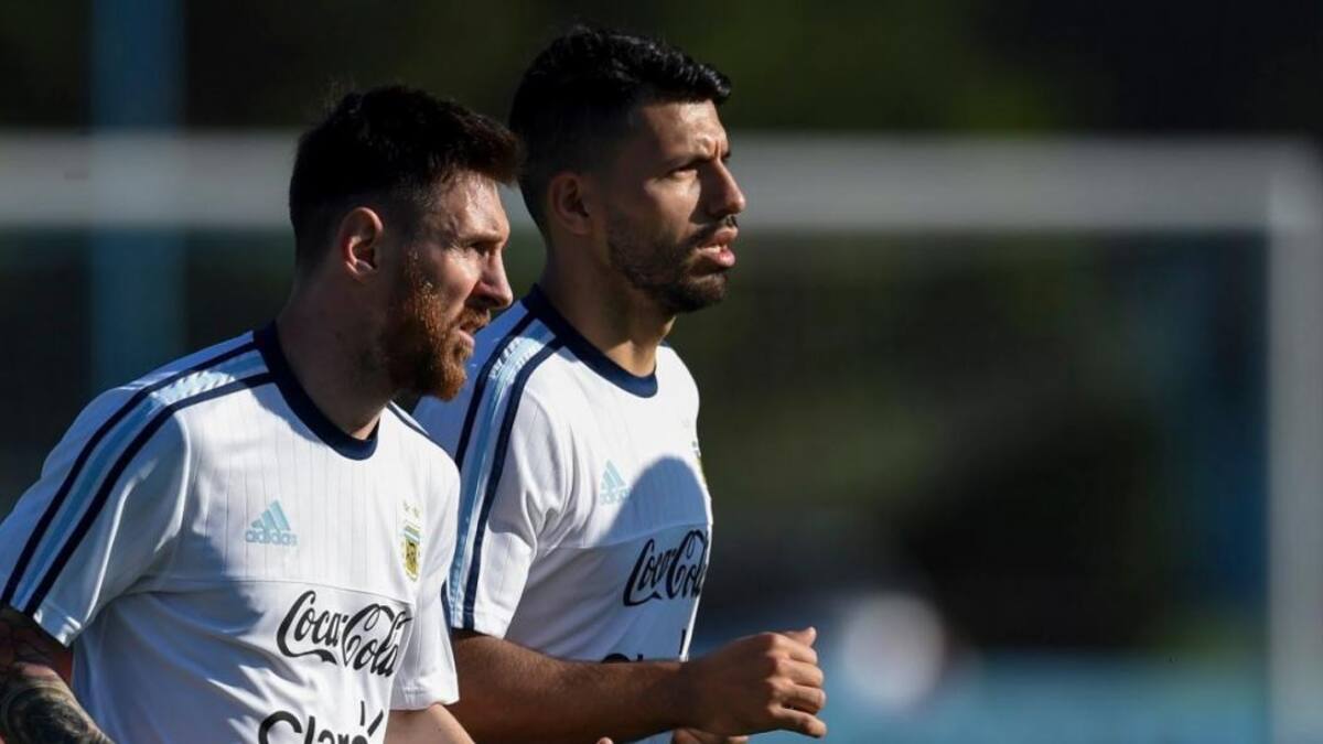 Lionel Messi y el Kun Agüero