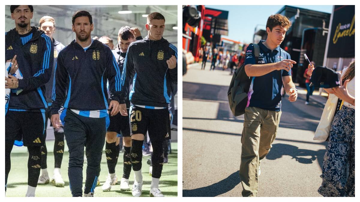 Lionel Messi y Franco Colapinto marcan tendencia. Foto: Instagram.