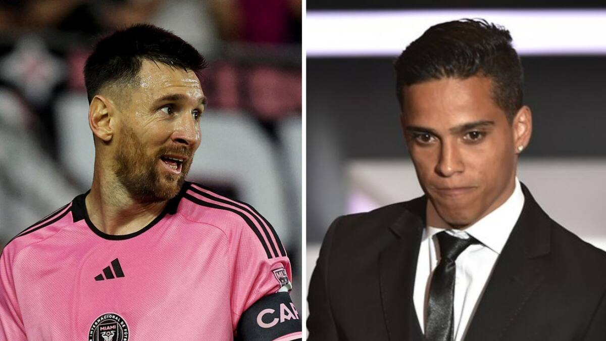 Lionel Messi y Wendell Lira. Foto: Reuters - Instagram @wendelllira.
