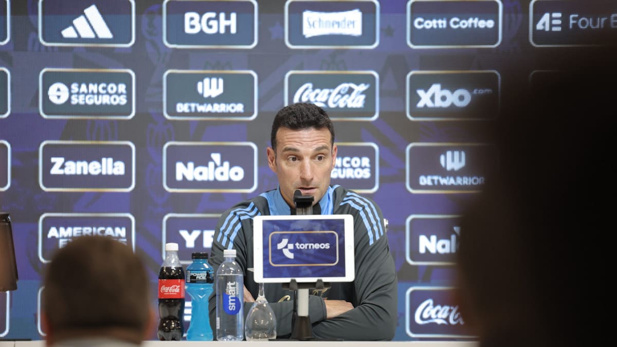 Lionel Scaloni, director técnico de la Selección Argentina.