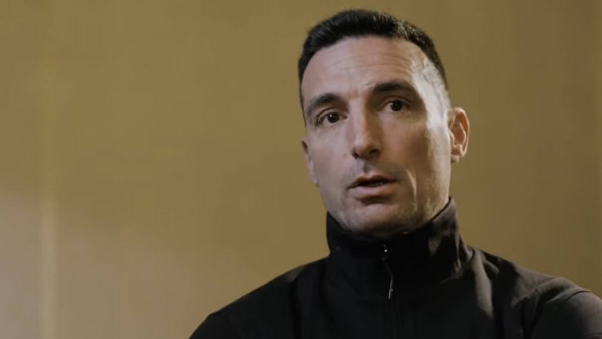 Lionel Scaloni, DT de la Selección Argentina. Foto: captura de video FIFPro.