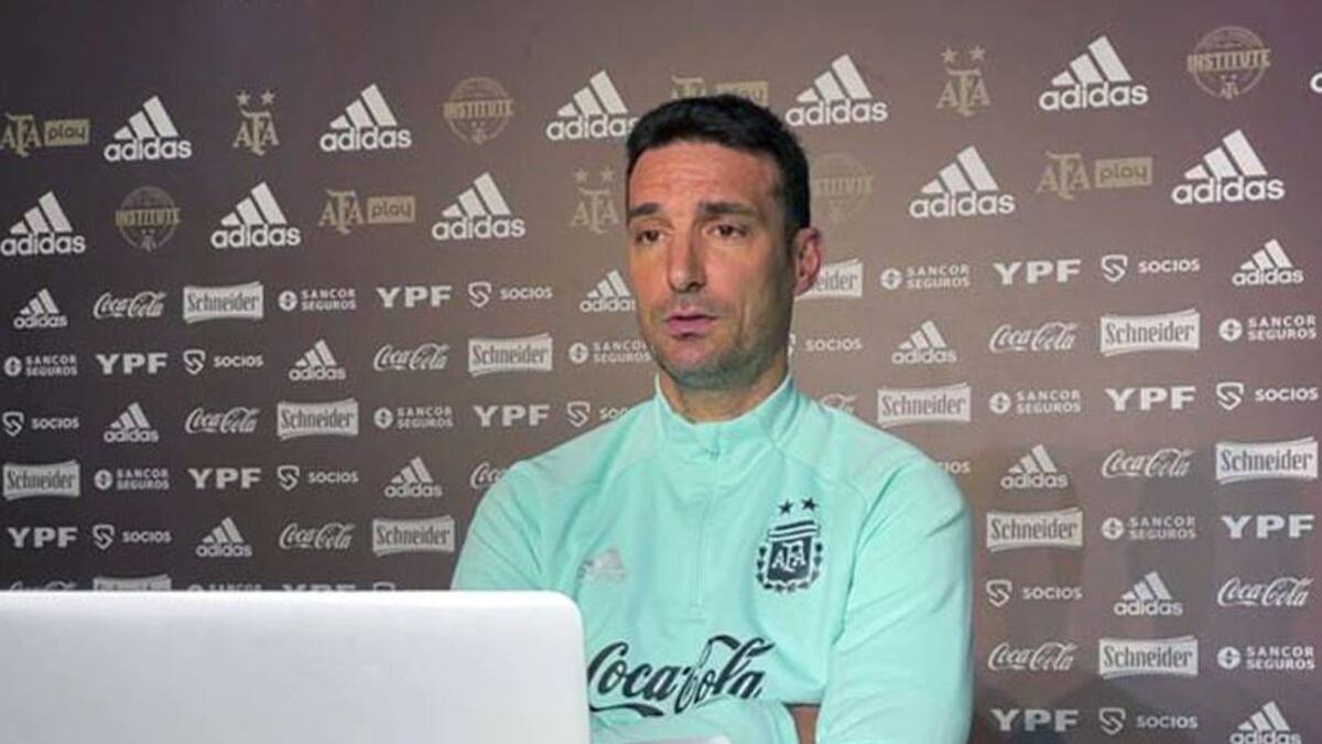 Lionel Scaloni, DT de la Selección Argentina, fútbol, conferencia