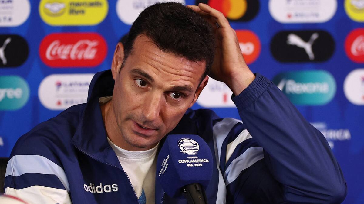 Lionel Scaloni, entrenador de la Selección Argentina. Foto: Reuters.