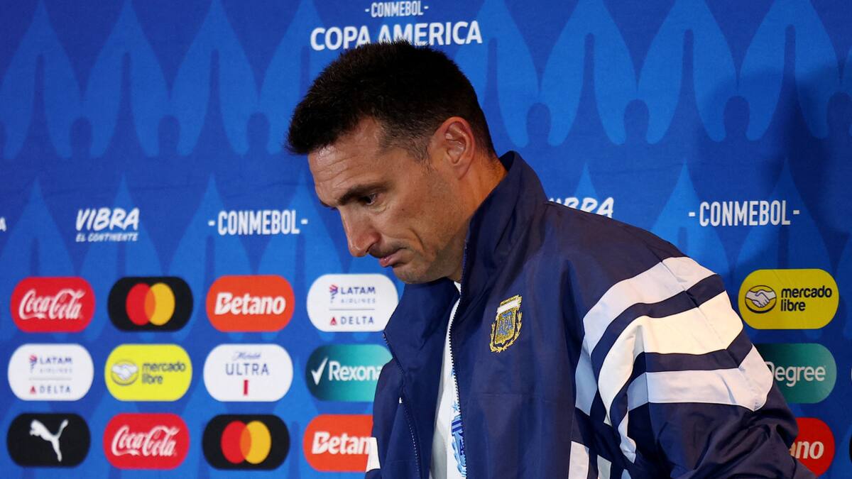 Lionel Scaloni, entrenador de la Selección Argentina. Foto: Reuters.