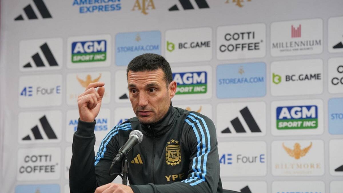 Lionel Scaloni; Selección Argentina. Foto: NA.
