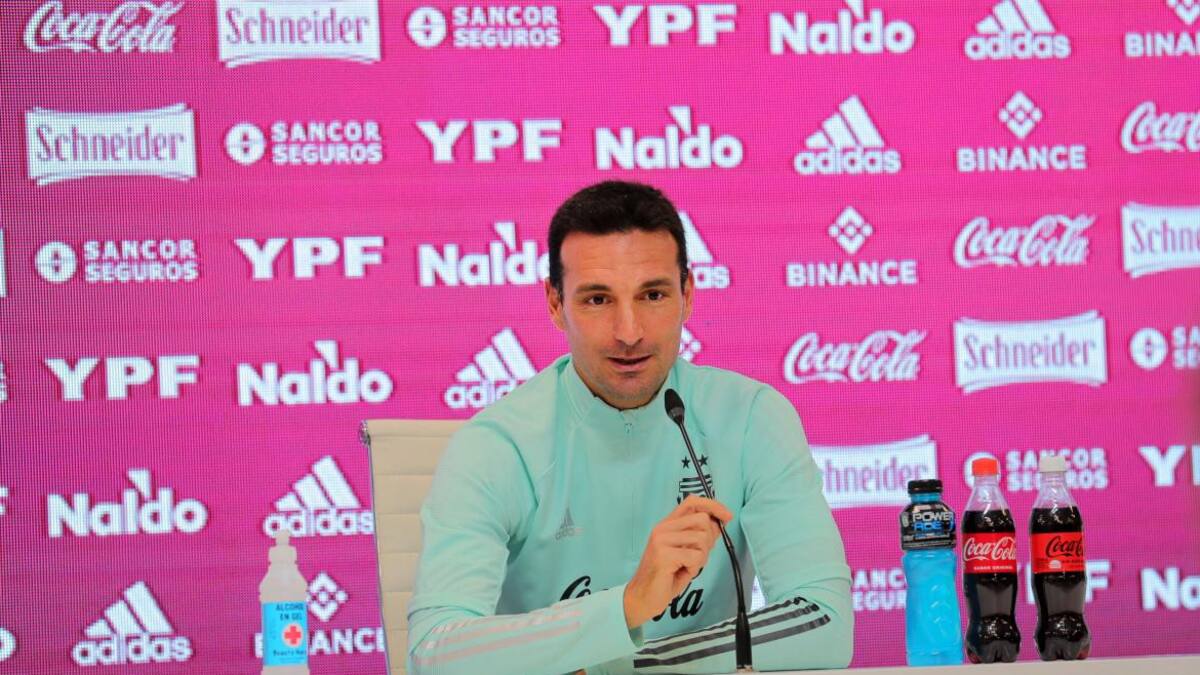 Lionel Scaloni, Selección Argentina. Foto: NA.