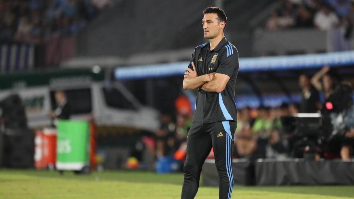 Lionel Scaloni, Uruguay vs Argentina. Foto: EFE/Raúl Martínez