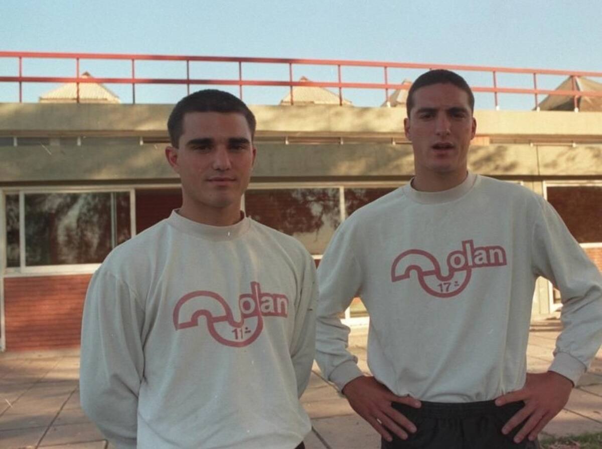 Lionel Scaloni y Mauro Scaloni en Estudiantes.