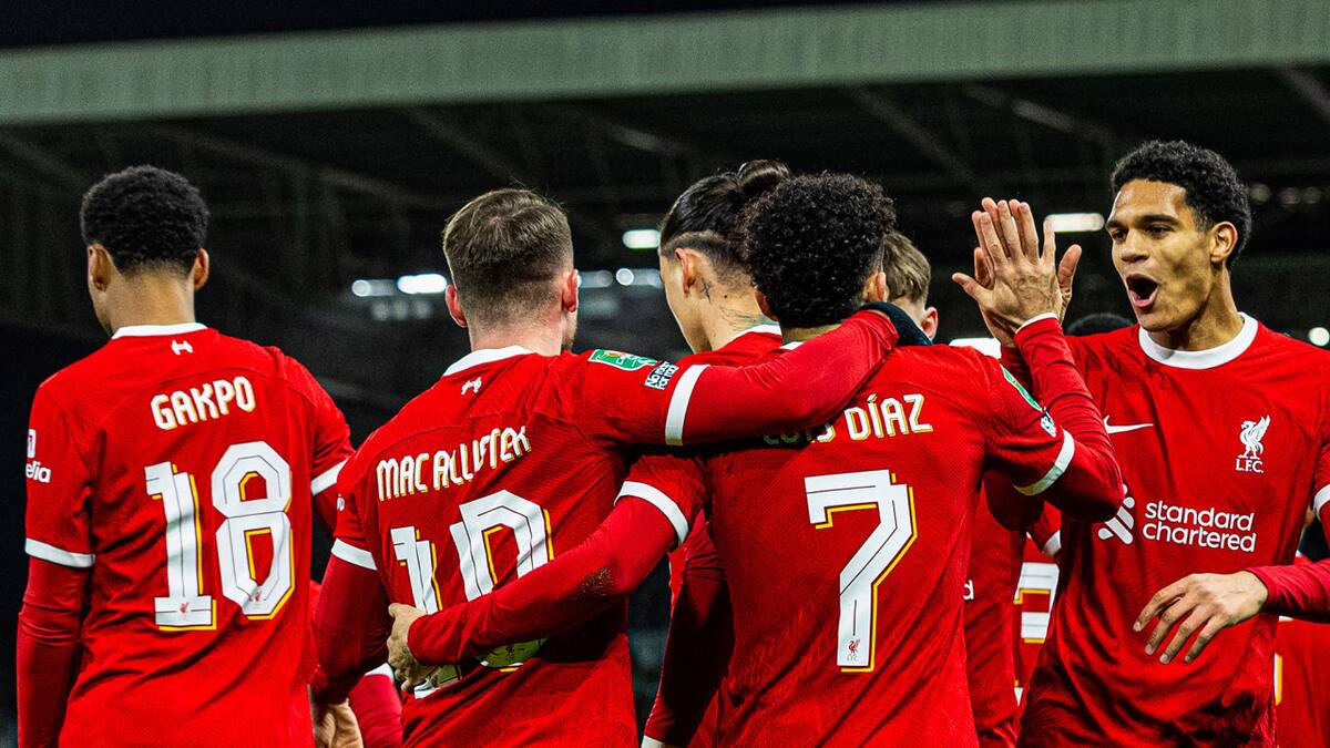 Liverpool vs Fulham, Carabao Cup. Foto: X LFC