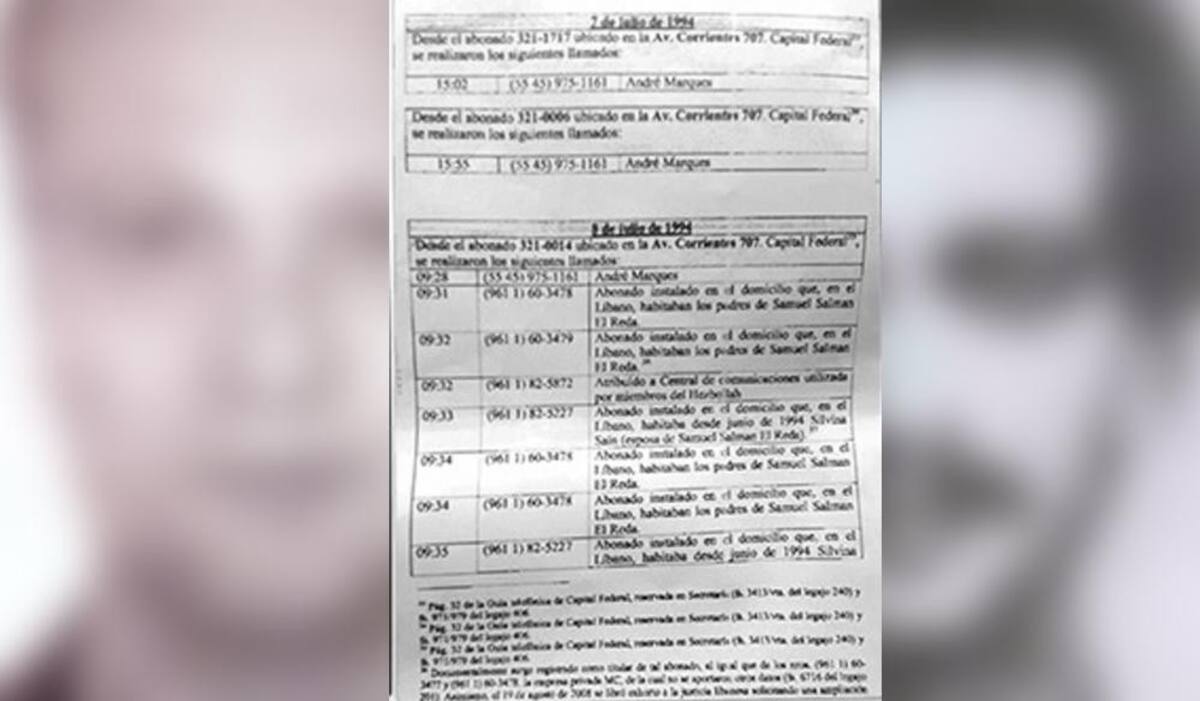 Llamadas cruzadas exponen a El Reda como jefe del atentado a la AMIA