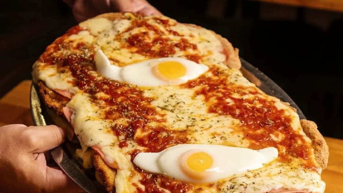 Milanesa para dos. Foto: NA