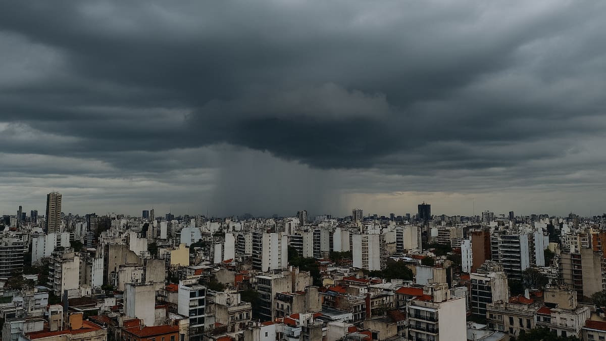 Lluvia en el AMBA
