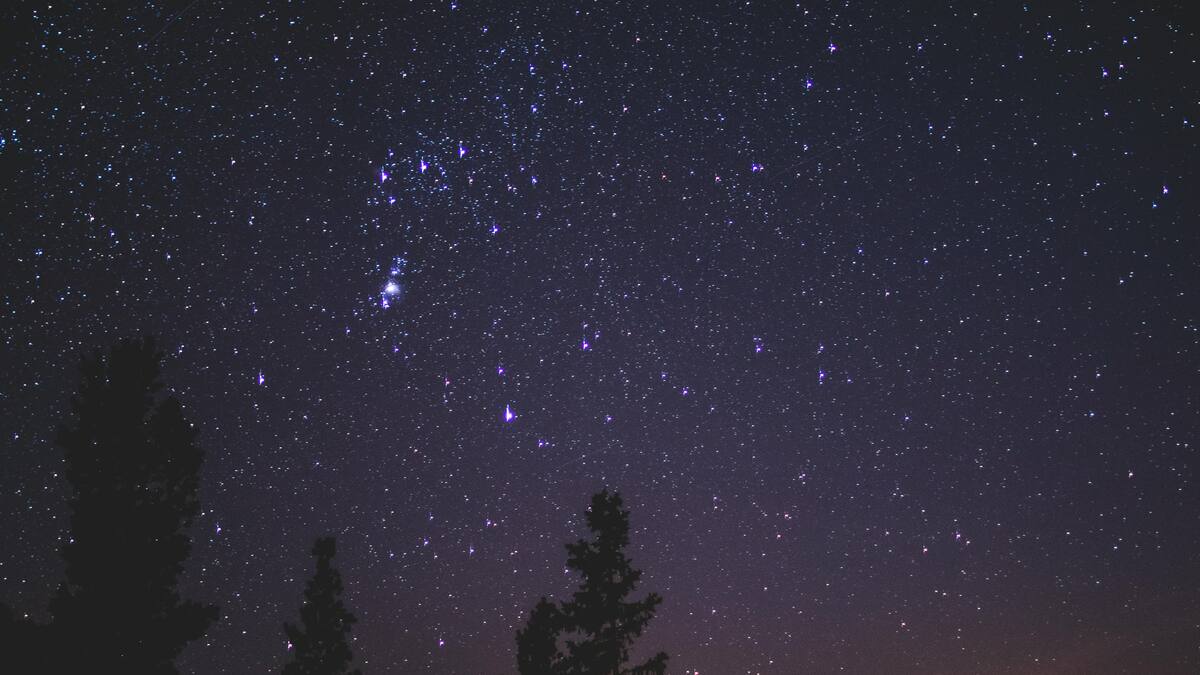 Lluvia de estrellas Perseidas en Argentina.