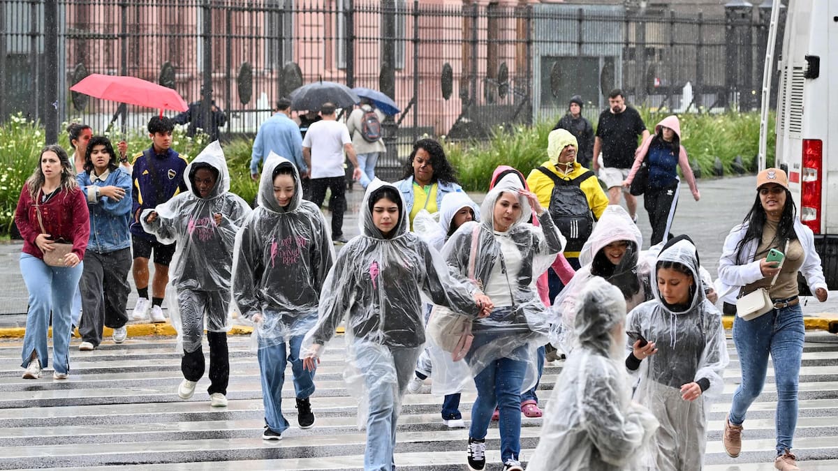 Lluvia en Buenos Aires